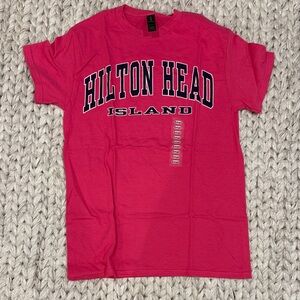 Gildan Pink Graphic T-Shirt